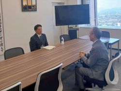岐阜県教育長 堀貴雄氏と面談