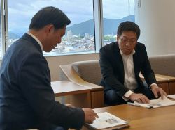 岐阜土木事務所長 広瀬隆男氏ほかと面談