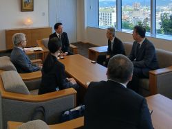 中部矯正管区長 山本英博氏ほかが着任のあいさつ