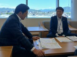 中部地方整備局岐阜国道事務所長 宮本久仁彦氏 と面談