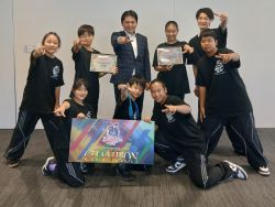 HOT DOUBLE DUTCH CLUB所属の市内中学生ほかが「DOUBLE DUTCH CONTEST WORLD INVITATIONAL 2026in香港」に出場することを報告