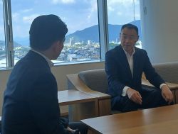 株式会社十六銀行取締役専務執行役員 所孝一氏と面談