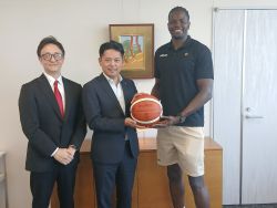 岐阜バスケットボール株式会社代表取締役社長 那須史明氏ほかと面談