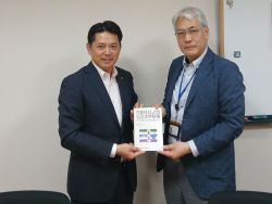 公立大学法人福山市立大学副理事長 中田晃氏と面談(広島県福山市)