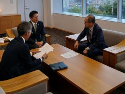 岐阜観光索道株式会社代表取締役社長 桑原 敏朗氏ほかと面談