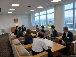 名古屋鉄道株式会社取締役副社長執行役員 岩切道郎氏ほかと面談