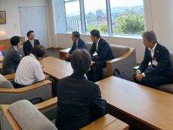 岐阜乗合自動車株式会社取締役社長 葛西信三氏ほかと面談