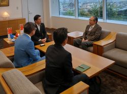 一般社団法人岐阜みらいポータル協会会長 豊田良則氏ほかと面談