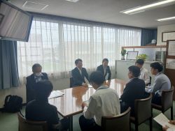中部地方整備局岐阜国道事務所長 宮本久仁彦氏 と面談