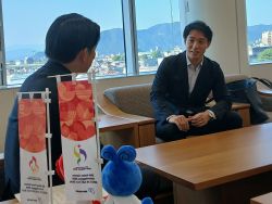 株式会社岐阜Bluvic 代表取締役社長 杉山幸輔氏と面談
