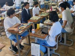 岐阜市立本荘中学校を視察