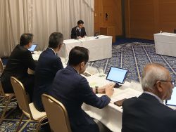 公益社団法人岐阜県都市整備協会令和8年度第1回理事会に出席し、議事進行