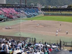 第108回全国高等学校野球選手権岐阜大会 岐阜県立岐阜商業高等学校 対 学校法人大垣日本大学学園 大垣日本大学高等学校を観戦(ぎふしん長良川球場)