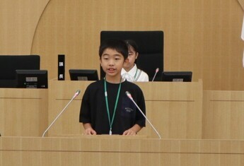 子ども議員発表