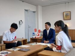 石巻日日こども新聞による「もうひとつの金華山」の取材