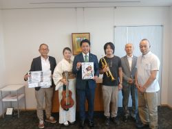 井ノ口ジャズ実行委員会会長 若園憲司氏ほかと面談
