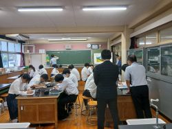 岐阜市立藍川北学園を視察