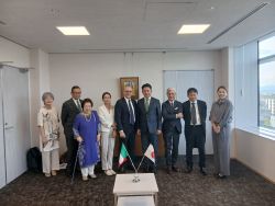 駐日イタリア共和国特命全権大使 マリオ・アンドレア・ヴァッターニ氏ほかと面談