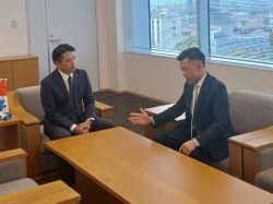 柏屋商事株式会社代表取締役社長 武藤昭成氏と面談