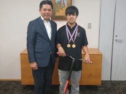 岐阜県立岐阜盲学校高等部3年 鳴海瑛太さんが 「2026年第1回・第2回スクータリング日本代表選手選考会兼全日本大会(パーク部門)」で優勝及び「WORLD SKATE GAMES ASU26」への出場を報告