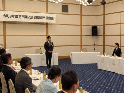 令和8年度第2回岐阜県市長会義に出席(美濃加茂市)