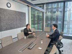 アスエネ株式会社CEO室政策企画責任者 高橋亮平氏と面談
