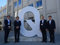 やまがたクリエイティブシティセンターQ1及び山形市立商業高等学校を視察(山形県山形市)