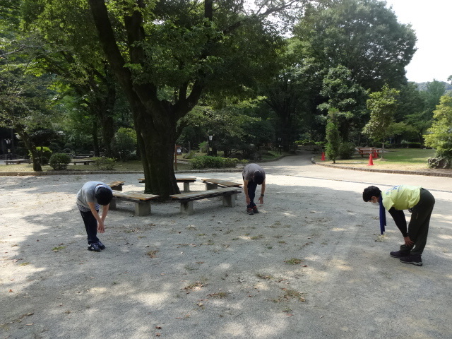 写真：ストレッチ